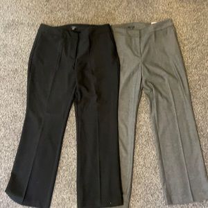 2 pr Ann Taylor dress pants sz 14 curvy